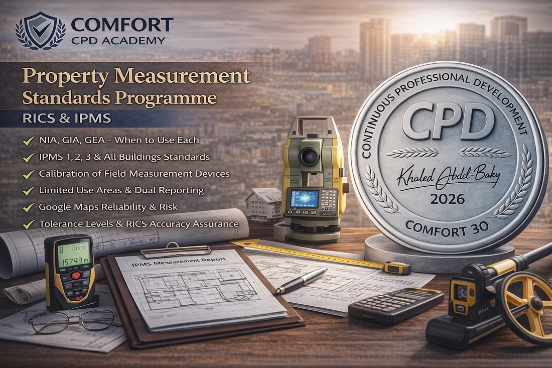 Property Measurement Standards RICS IPMS CPD programme – COMFORT-CPD Academy