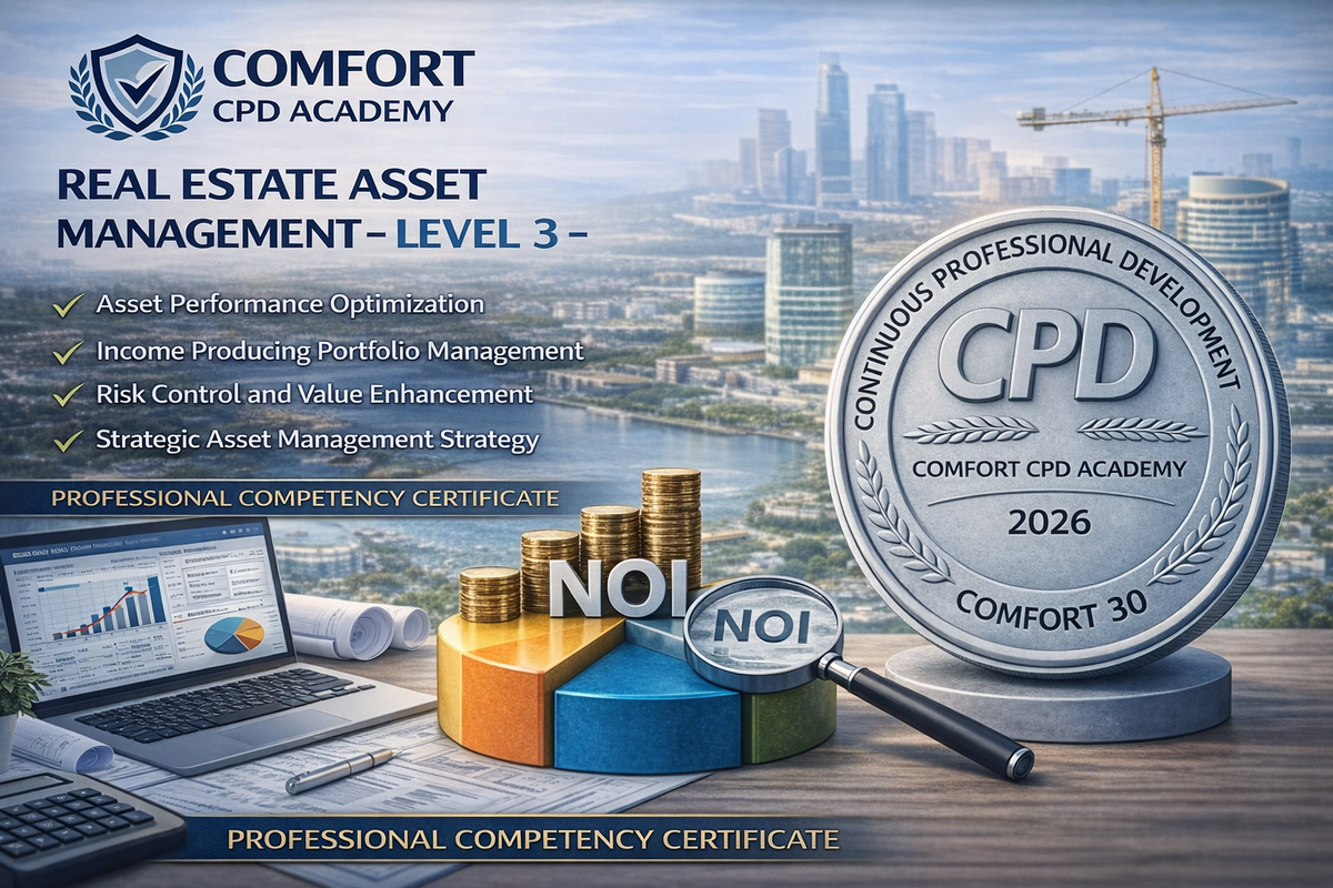 Real Estate Asset Management – Level 3 RE-AM-L3 | إدارة الأصول العقارية – المستوى الثالث