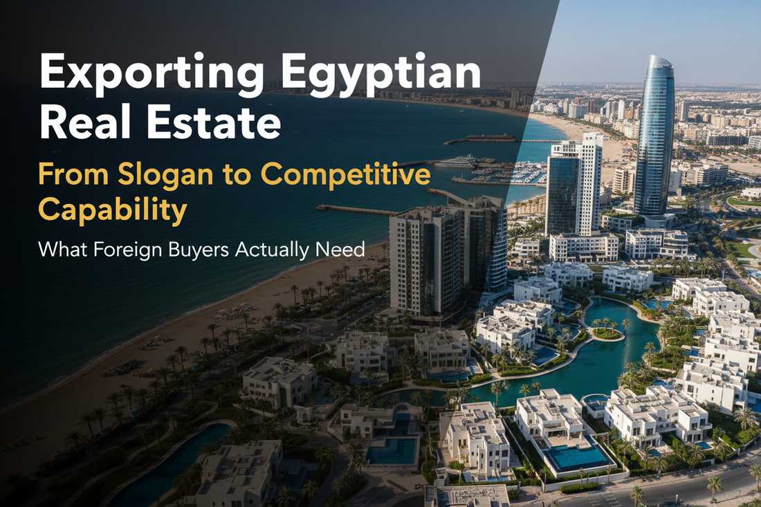 Exporting Egyptian Real Estate: From Slogan to Competitive Capability — What Foreign Buyers Actually Need