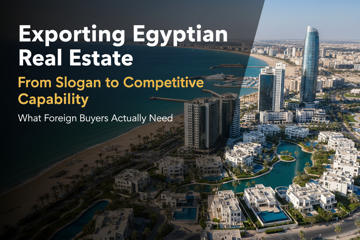 Exporting Egyptian Real Estate: From Slogan to Competitive Capability — What Foreign Buyers Actually Need