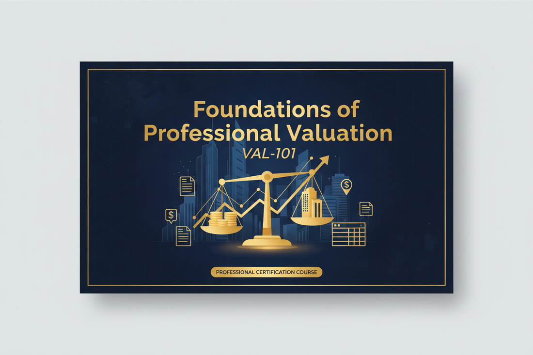 Foundations of Professional Valuation VAL-101 - COMFORT-CPD Academy course
