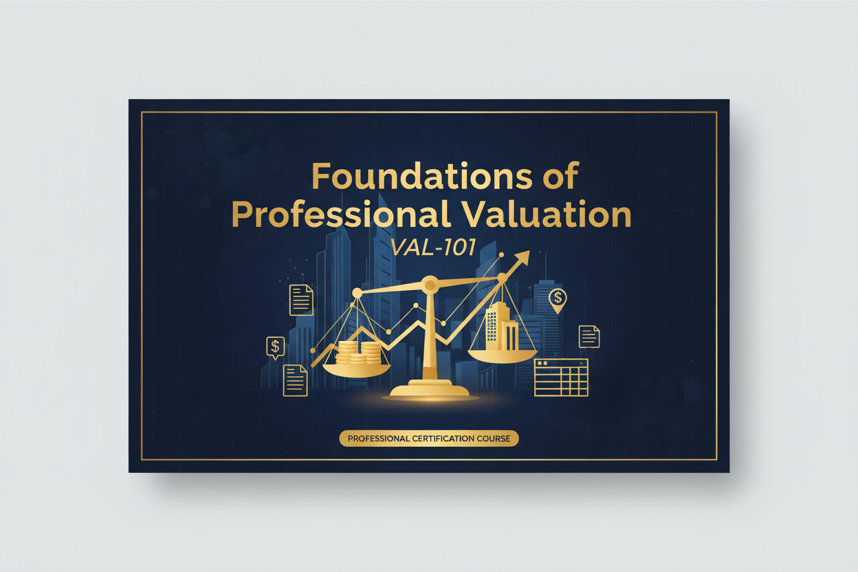 Foundations of Professional Valuation VAL-101 - COMFORT-CPD Academy course