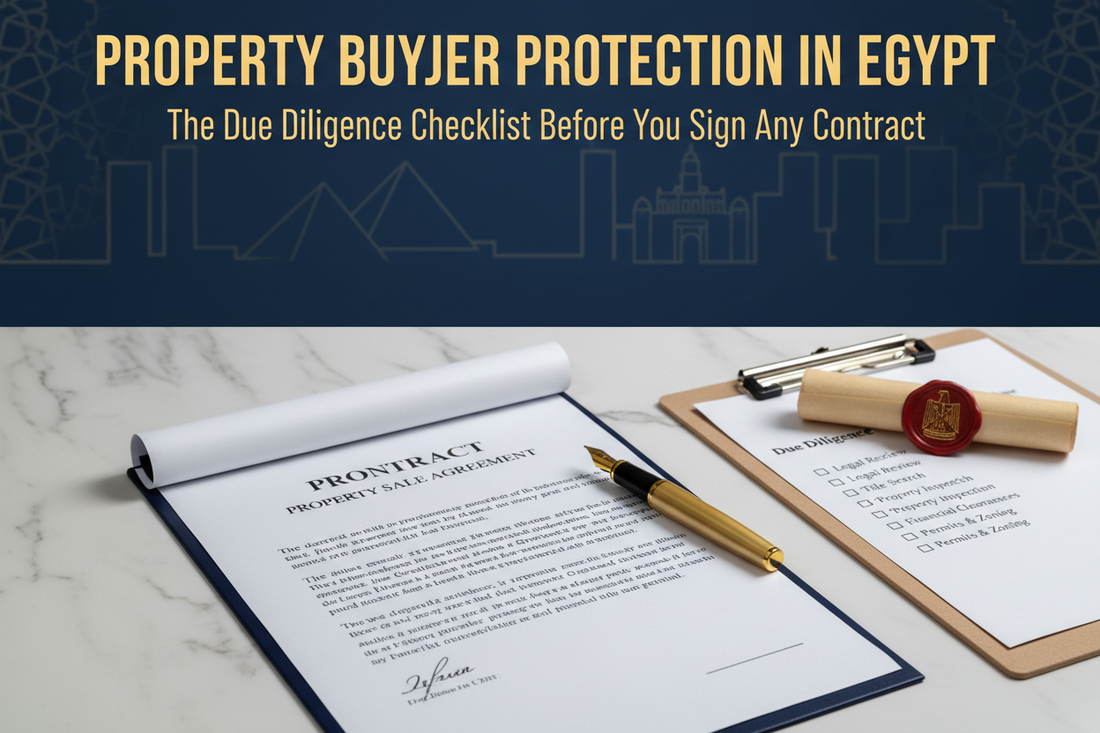 Property Buyer Protection in Egypt: The Due Diligence Checklist Before You Sign Any Contract