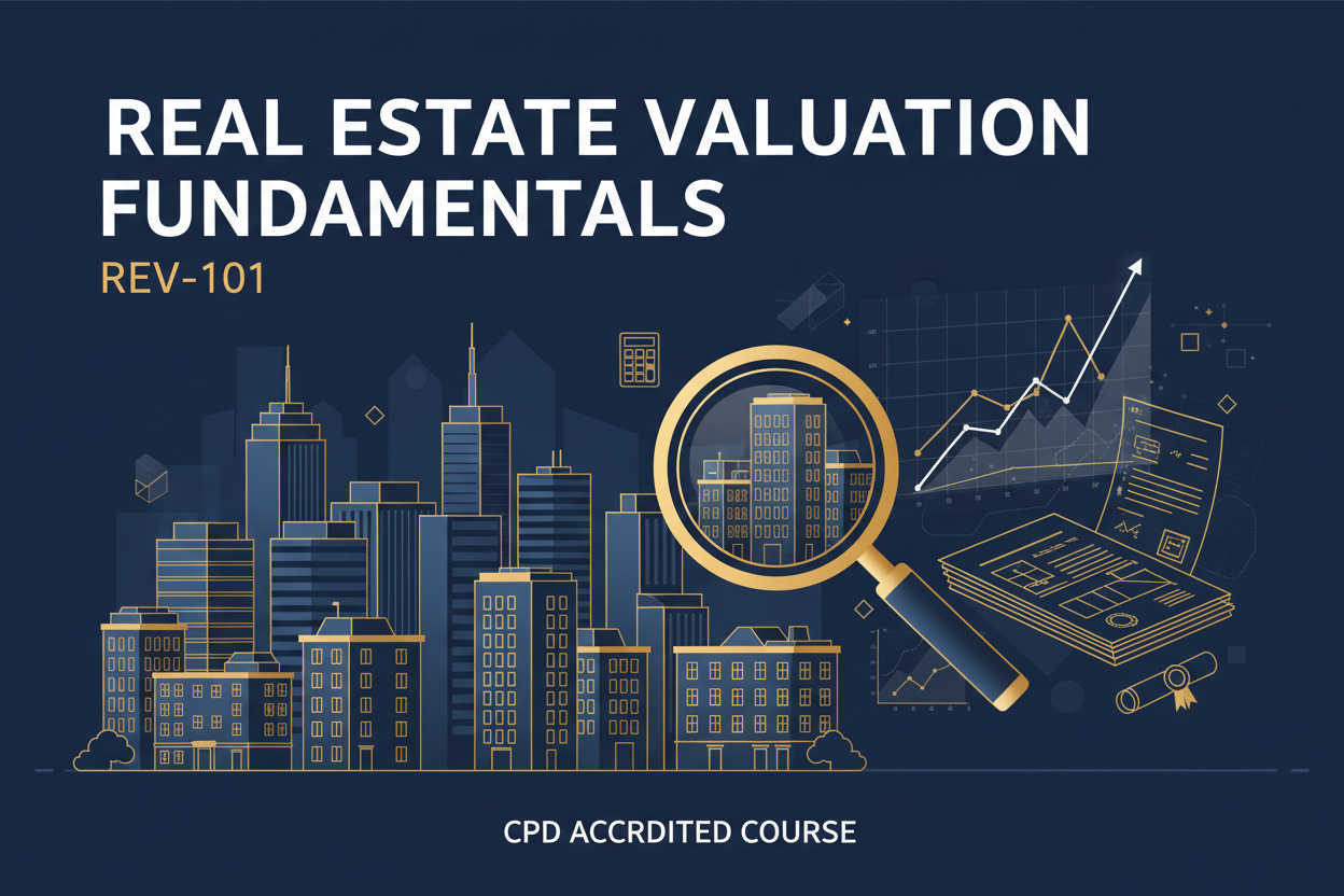 Real Estate Valuation Fundamentals REV-101 CPD course by COMFORT-CPD Academy