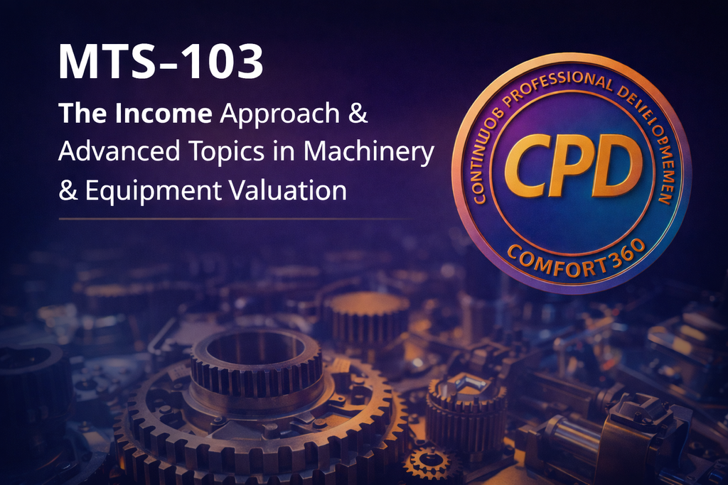 Income Approach & Advanced M&E Valuation CPD course