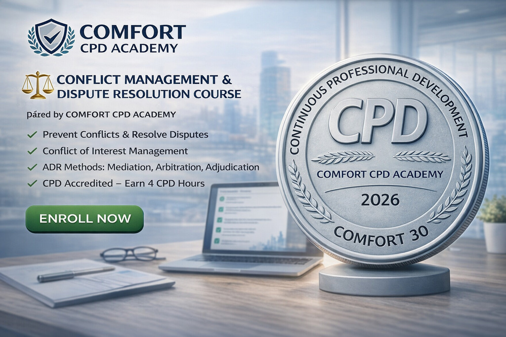 Conflict Avoidance & Dispute Resolution CPD programme