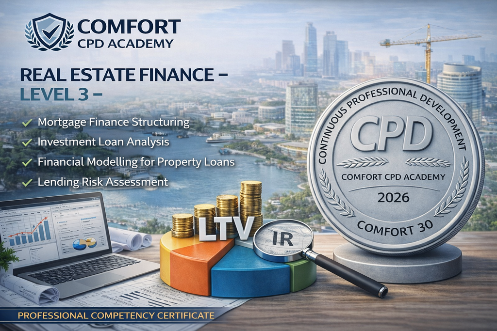 Real Estate Finance Level 3 CPD course