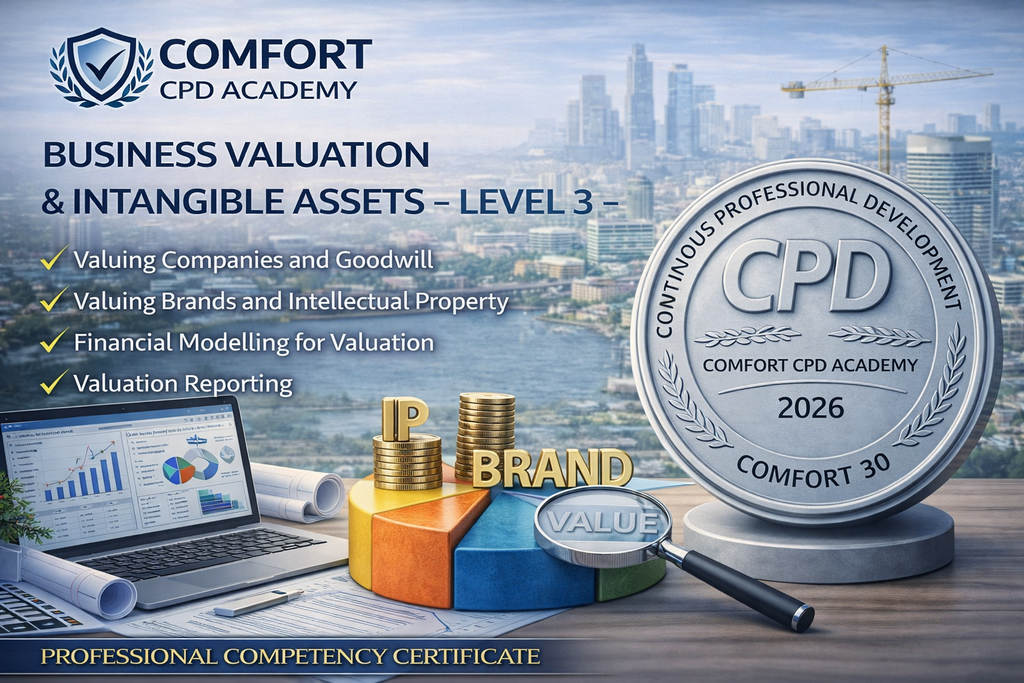 Business Valuation & Intangible Assets Level 3 CPD course