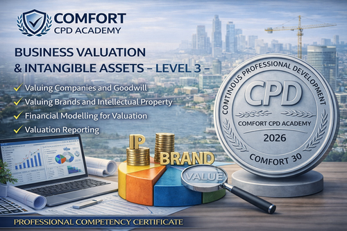 Business Valuation & Intangible Assets Level 3 CPD course