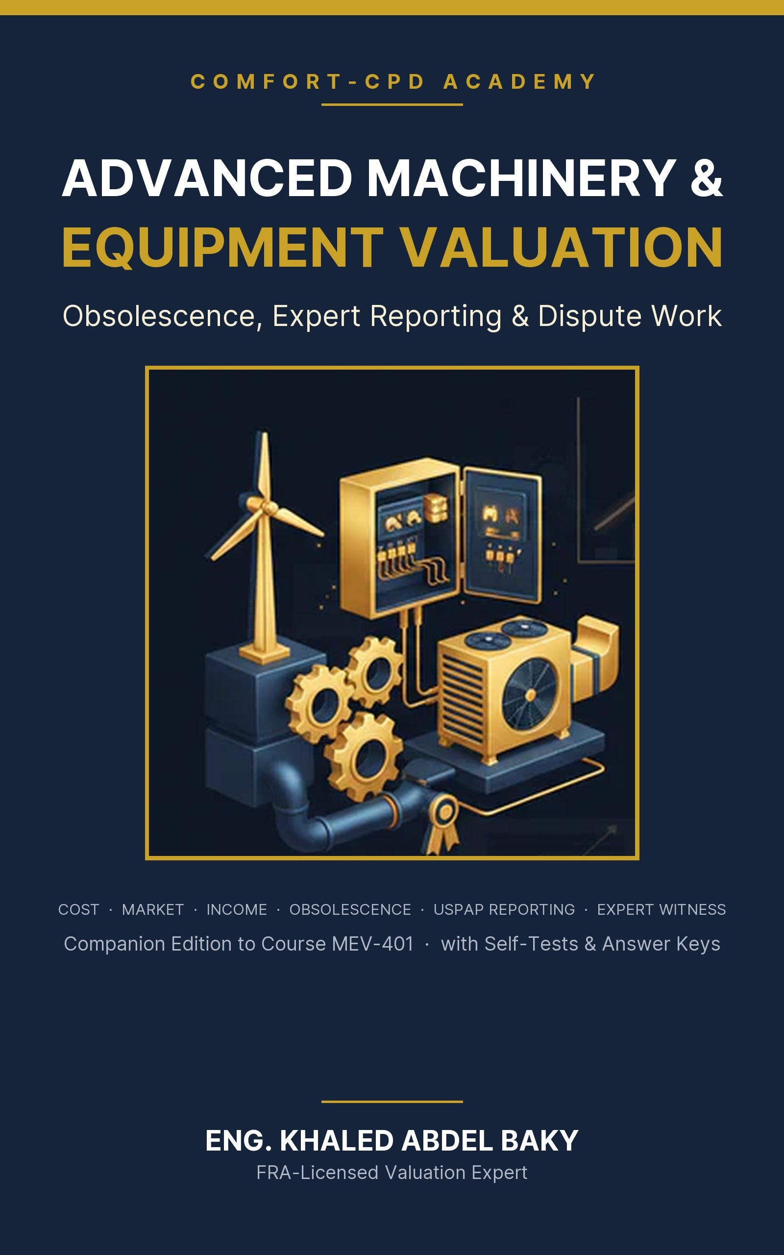 MEV-401 eBook cover — Advanced Machinery & Equipment Valuation