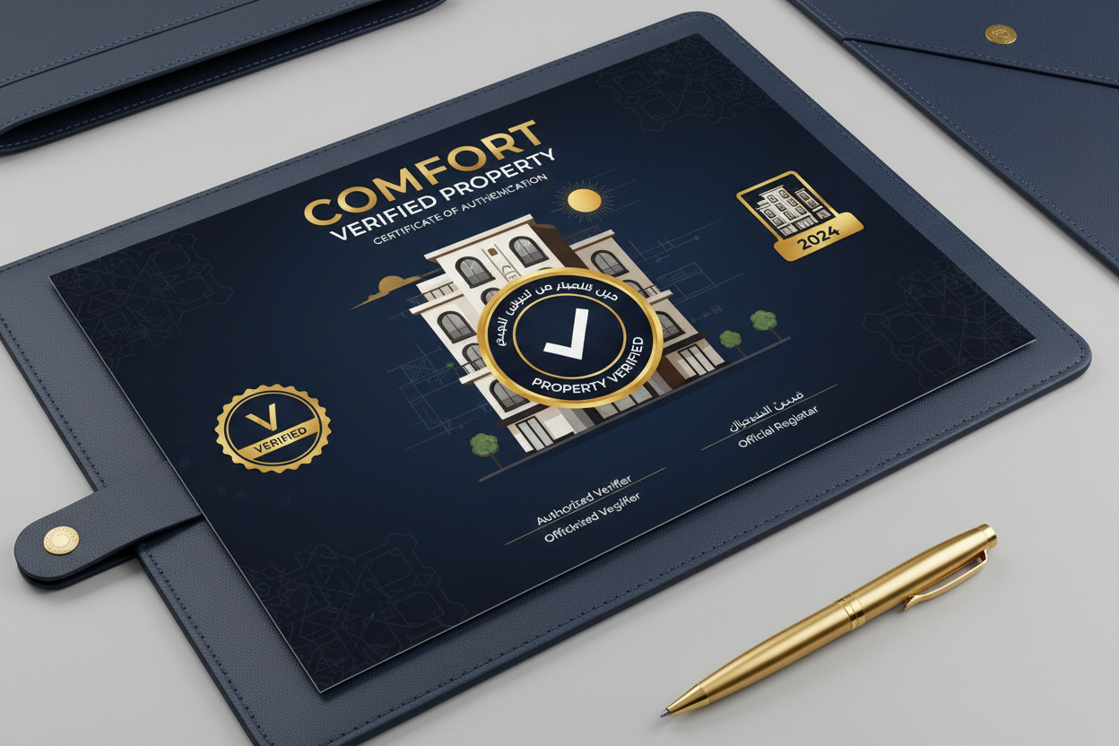 توثيق عقار — Comfort Verified Property | العقار الموثّق رسميًا