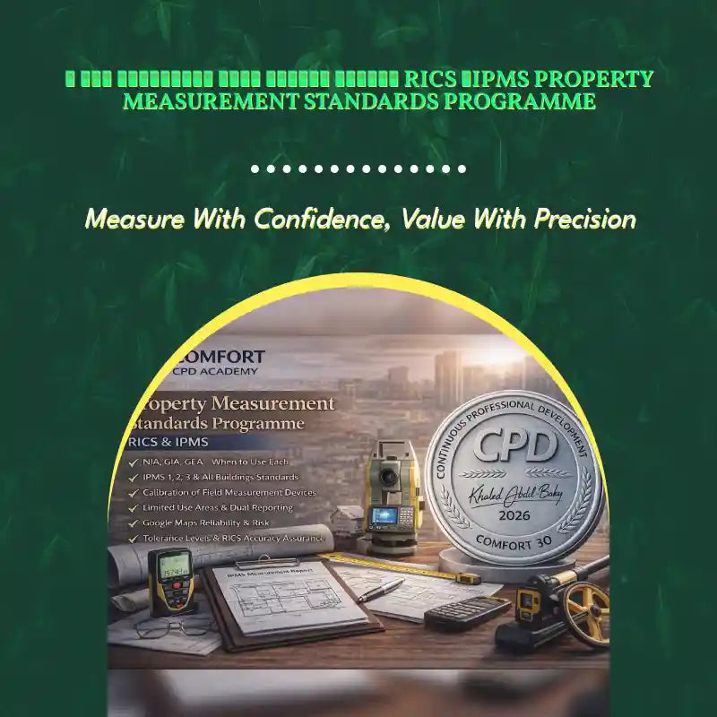 📐 برنامج معايير قياس الممتلكات وفق RICS وIPMS Property Measurement Standards Programme by@Outfy
