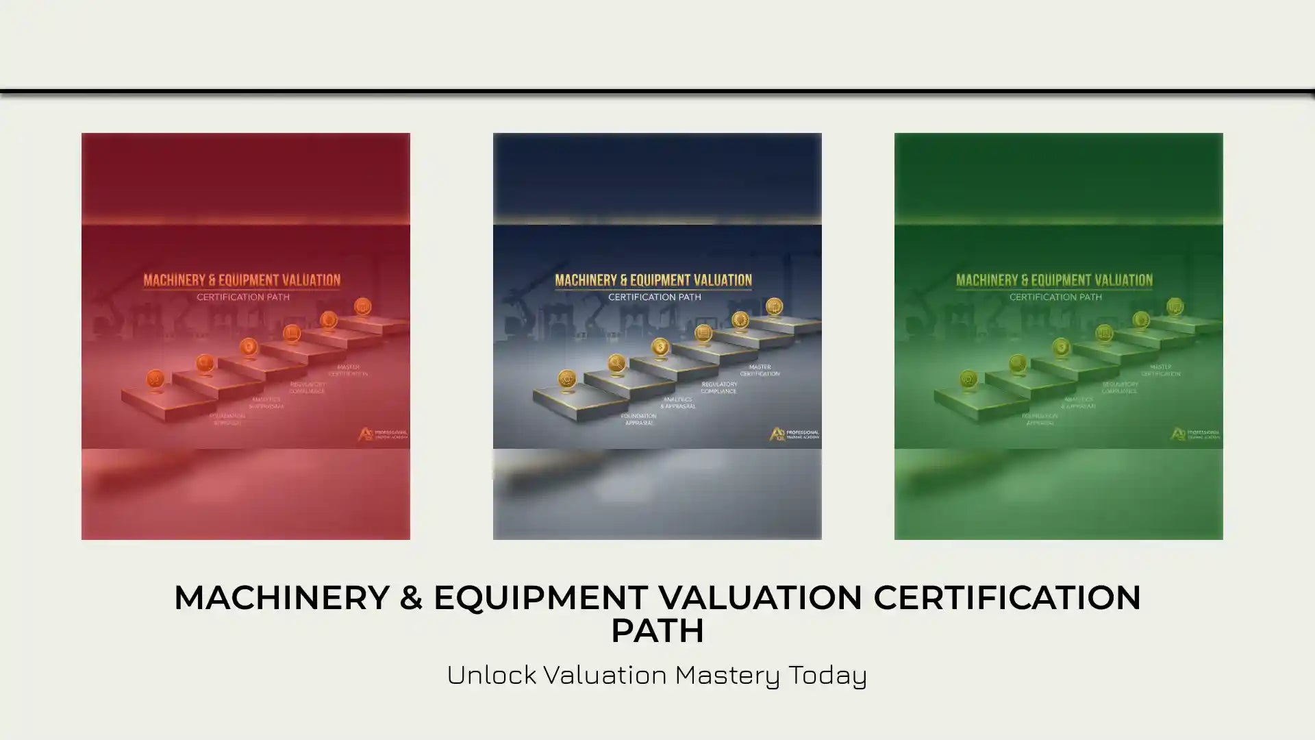 Machinery & Equipment Valuation Certification Path by@Outfy