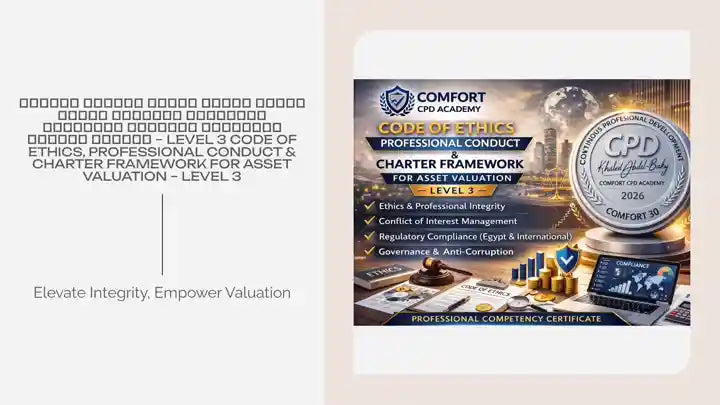 إعداد ميثاق الشرف وقواعد السلوك والأخلاق المهنية وفقًا للمعايير المصرية والدولية لتقييم الأصول &ndash; Level 3 Code of Ethics, Professional Conduct & Charter Framework for Asset Valuation &ndash; Level 3 by@Outfy