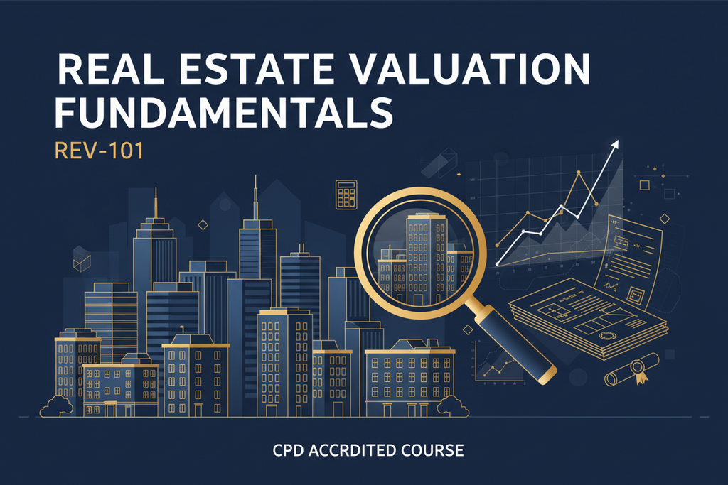 Real Estate Valuation Fundamentals REV-101 CPD course