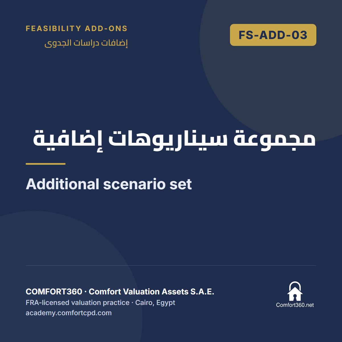 FS-ADD-03 | مجموعة سيناريوهات إضافية — Additional scenario set