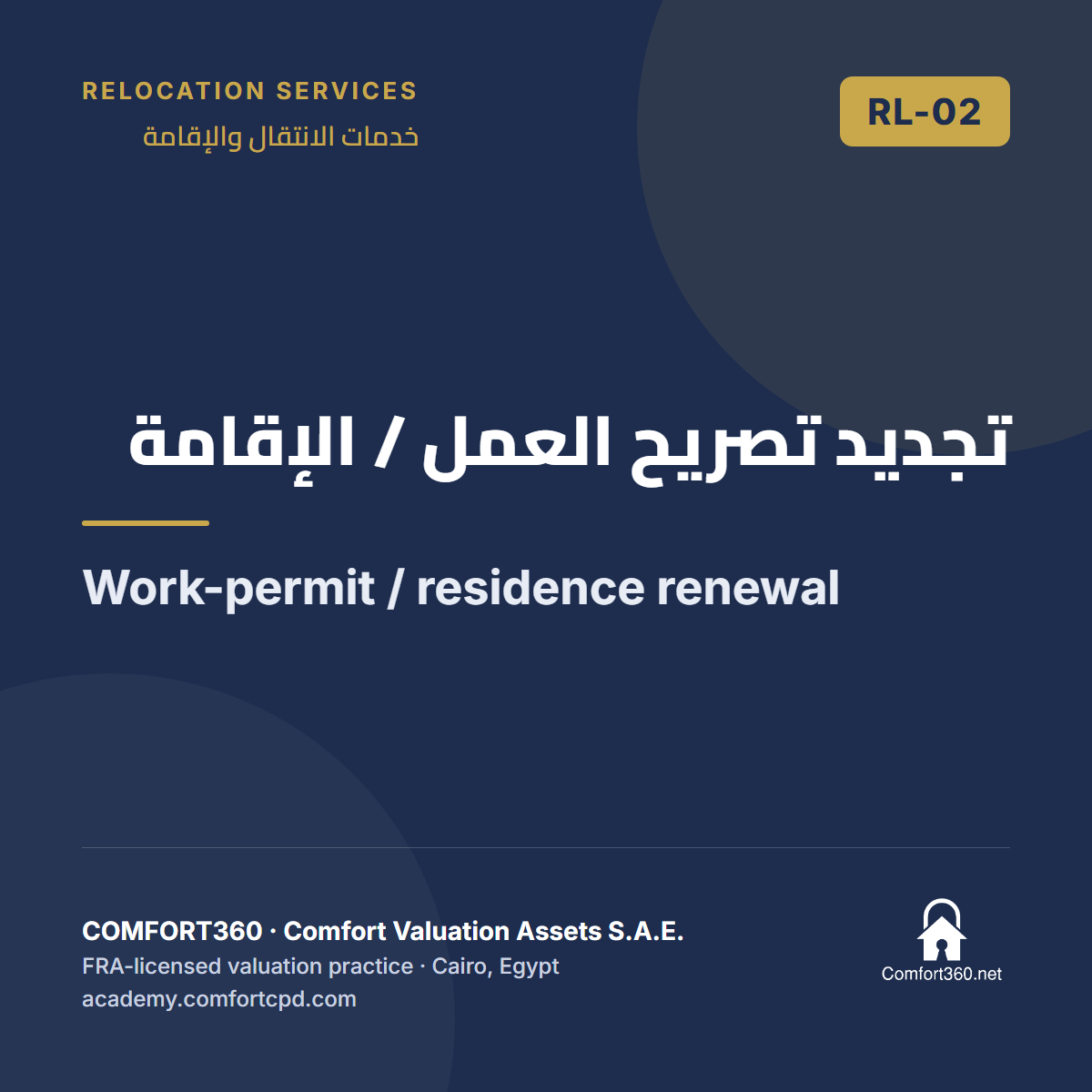 RL-02 | تجديد تصريح العمل / الإقامة — Work-permit / residence renewal