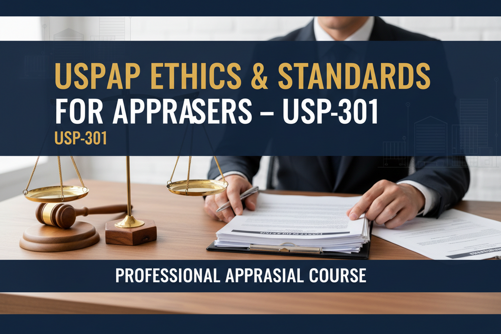 USPAP Ethics & Standards USP-301 CPD course